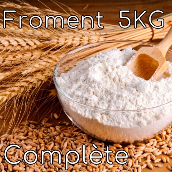 Image de Farine complète 100% froment 5KG